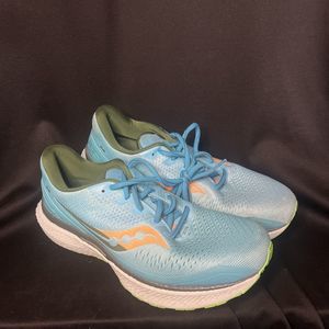 Saucony Triumph 18 Mens Size 10.5 S20595-26 Blue Running Shoes